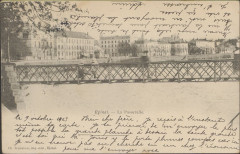 Carte postale, Epinal, La Passerelle 2