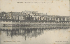Carte postale, Epinal, Maison romaine et la Colonnade (Bibliothèque actuelle)