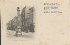 Carte postale, Epinal, Monument de Pinau 2