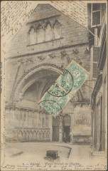 Carte postale, Epinal, Vieux portail de l'Eglise