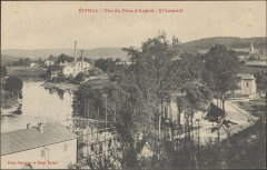 Carte postale, Epinal, Vue du Char d'Argent, St-Laurent