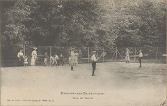 Carte postale, Martigny-les-Bains (Vosges), Jeux de tennis