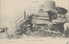 Carte postale, Saint-Dié, La Chaire du Diable - Sapin Sec