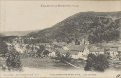 Carte postale, Vallée de la Moselotte (Vosges), Saulxures-sur-Moselotte, Aux Graviers