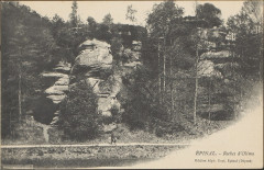 Carte postale, Epinal, Roches d'Olima -
													88 Vosges
												