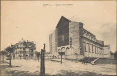 Carte postale, Epinal, Eglise Notre-Dame