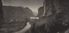 Adolphe Braun - Valley of Lauterbrunnen, Switzerland (from the album Charbons de Braun- vue - 1998.163 - Cleveland Museum of Art -
													France
												