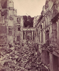 Braun, Adolphe (1811-1877) - Paris, 1871 - Ruines du château of St Cloud