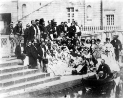 Cour imperiale à Fontainebleau 1860