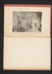 Gezicht op de familiekamer van het kasteel van Compiègne, Frankrijk Intérieur du Chateau - Salon de Famille (titel op object) Compiègne et ses Monu