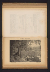 Twee onbekende jonge vrouwen op een pad bij een bos Le retour du bois, Rp-F-2001-7-1103A-17