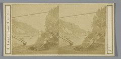 Gezicht op de Gottéron nabij Fribourg Vallée du Gotteron (titel op object) Fribourg (serietitel op object), Rp-F-F07844