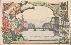 Carte postale, Concours de Musique 13, 14 et 15 août 1904 -
													88 Vosges
												