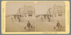 Gezicht op de dijk van Oostende Ostende vue sur la Digue Vue de Belgique (serietitel op object), Rp-F-F12365