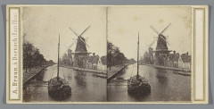 Nassaukade aan de Singelgracht, Amsterdam. Uitzicht vanuit de Leidsepoort Le Buiten Singel, vue prise de la porte de Leiden (titel op object) Amsterda