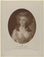 Portret van Wilhelmina van Pruisen, Rp-F-00-7558