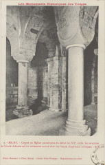 Carte postale, Esley, Crypte ou église souterraine …