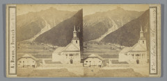 Eglise Saint-Michel in Chamonix, Frankrijk Eglise de Chamouny (titel op object), Rp-F-F06326
