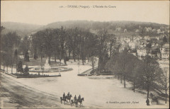 Carte Postale, Epinal (Vosges), L'Entrée du Cours