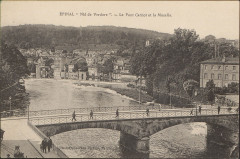 Carte Postale, Epinal Nid de Verdure, Le Pont Carnot et la Moselle