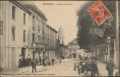 Carte postale, Epinal, Avenue de la Gare 3