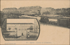 Carte postale, Epinal, Casernes de la Madeleine