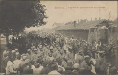 Carte postale, Epinal, Convoi de prisonniers allemands 6