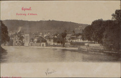 Carte Postale, Epinal, Faubourg d'Alsace