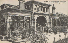 Carte postale, Epinal, Inauguration de l'Exposition de la Société Vosgienne d'Art à la Maison Romaine -
													88 Vosges
												