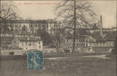Carte Postale, Epinal, L'Hôpital Civil et Militaire