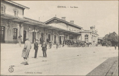 Carte postale, Epinal, La Gare 4