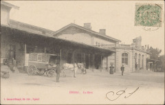 Carte postale, Epinal, La Gare 5