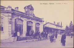 Carte postale, Epinal, La Gare 7 à Épinal