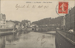 Carte Postale, Epinal, La Moselle, Pont de Pierre
