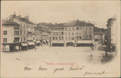Carte Postale, Epinal, La Place des Vosges 2