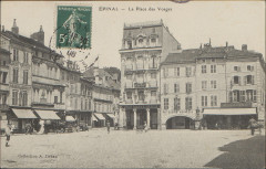 Carte Postale, Epinal, La Place des Vosges 4