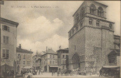 Carte postale, Epinal, La Place Saint-Goéry 2