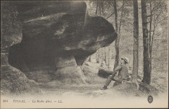 Carte postale, Epinal, La Roche Abri