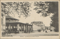 Carte postale, Epinal, Le Marché de la Place Léopold