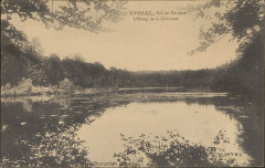 Carte postale, Epinal, Nid de Verdure, L'Etang de la Comtesse