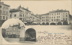 Carte Postale, Epinal, Place des Vosges