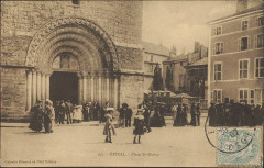 Carte postale, Epinal, Place St-Goéry