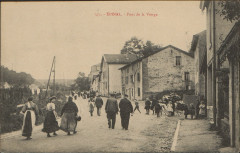 Carte postale, Epinal, Pont de la Vierge