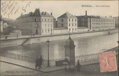 Carte Postale, Epinal, Quai Jules-Ferry