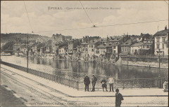 Carte postale, Epinal, Quais Aubert et Rualménil (Vieilles Maisons)