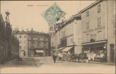 Carte postale, Epinal, Rue d'Arches 2