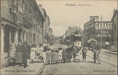 Carte postale, Epinal, Rue de Nancy 8
