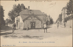 Carte postale, Epinal, Rue de Provence et Rue de la Préfecture