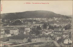 Carte Postale, Epinal, Vue générale du Champ du Pin