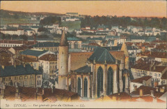 Carte Postale, Epinal, Vue générale prise du Château 7